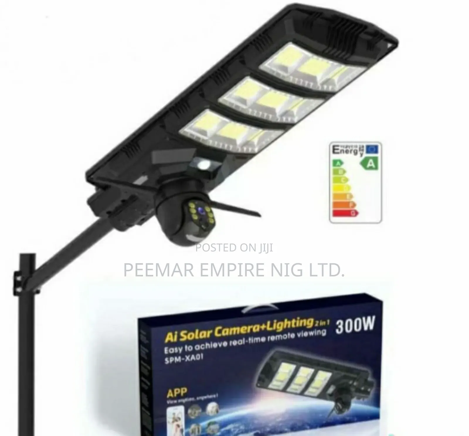 Original Solid Ai Solar Steet Light Wit Camera Wit One Year Warranty