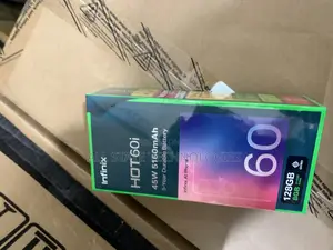 New Infinix Hot 60i 128 GB Black