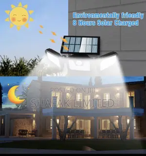Foldable Solar Motion Sensor Wall Lamp