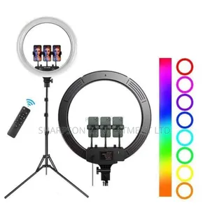 45cm RGB Ring Light 18 Inch With 7ft Tripod Stand for Phone Camera