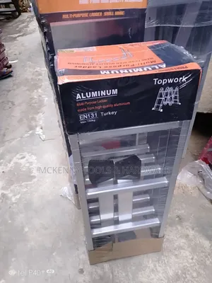 Topwork Multi-Purpose Aluminum Ladder, Manufactured in Turkey