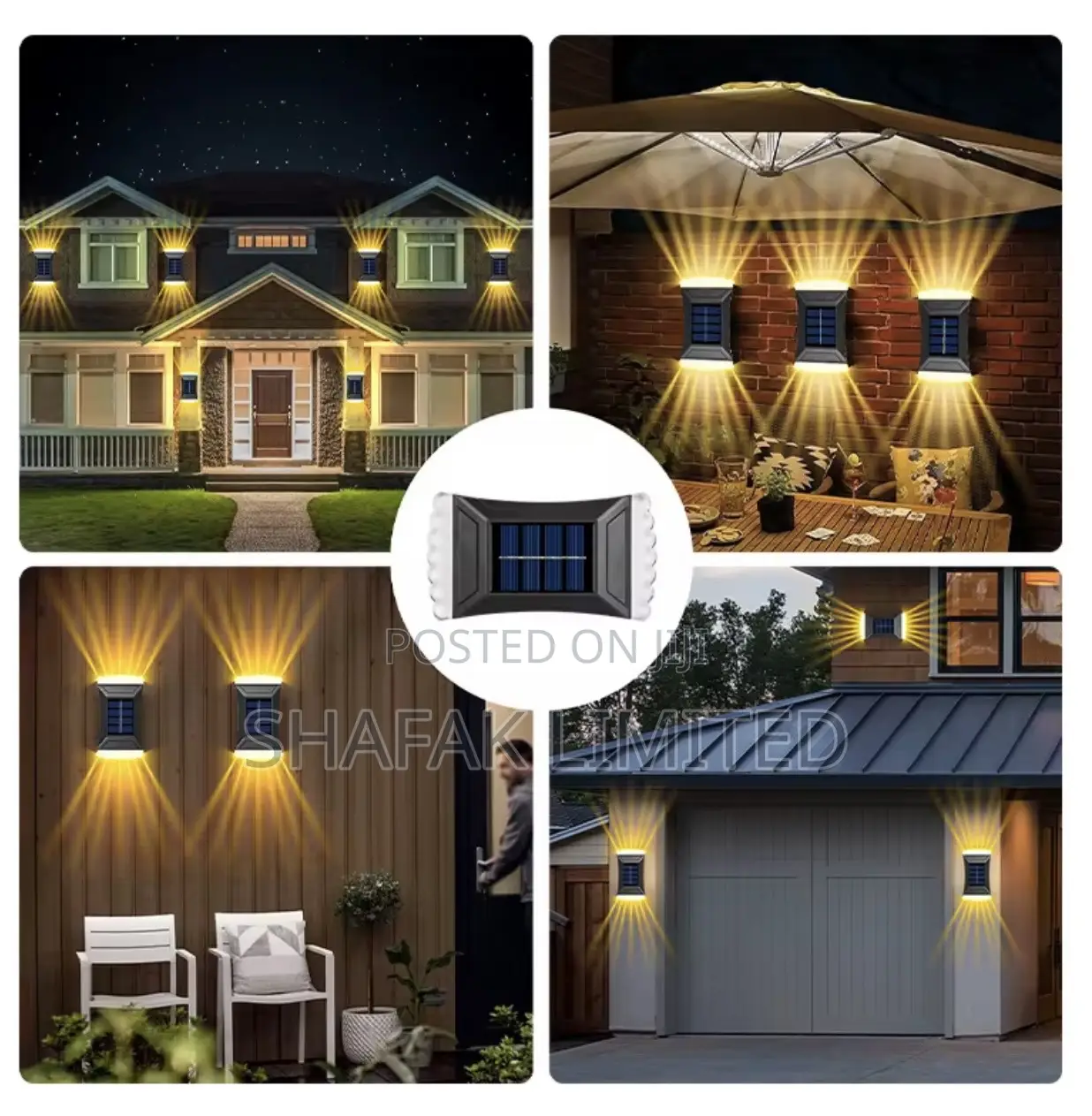 Solar Decorative Fence/Wall Lights