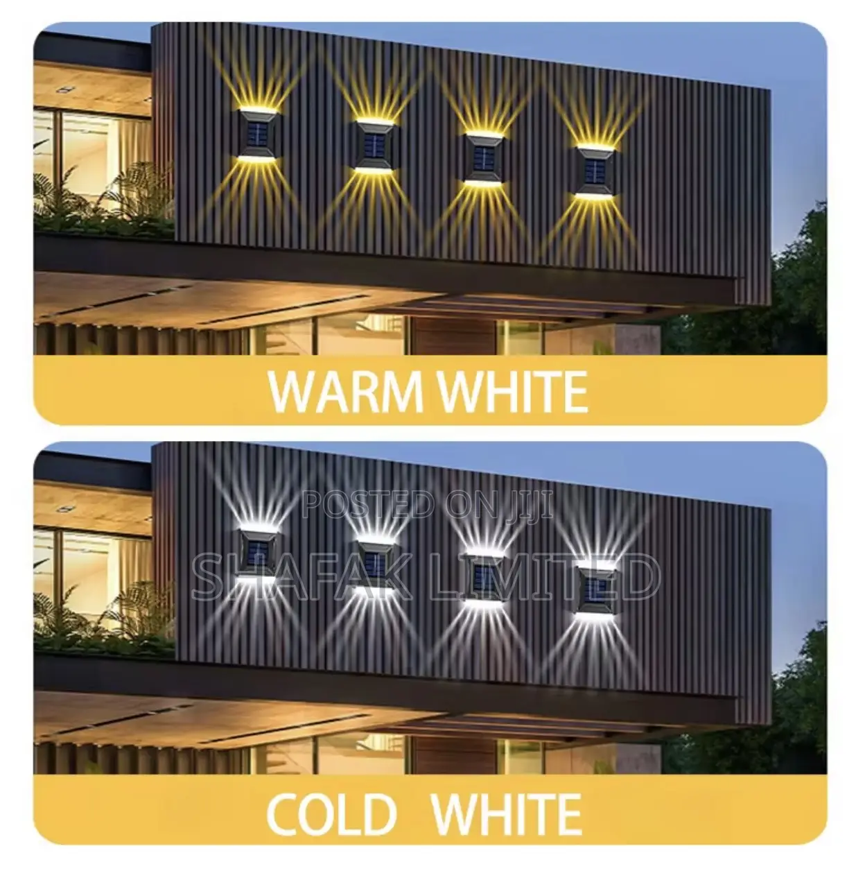 Solar Decorative Fence/Wall Lights