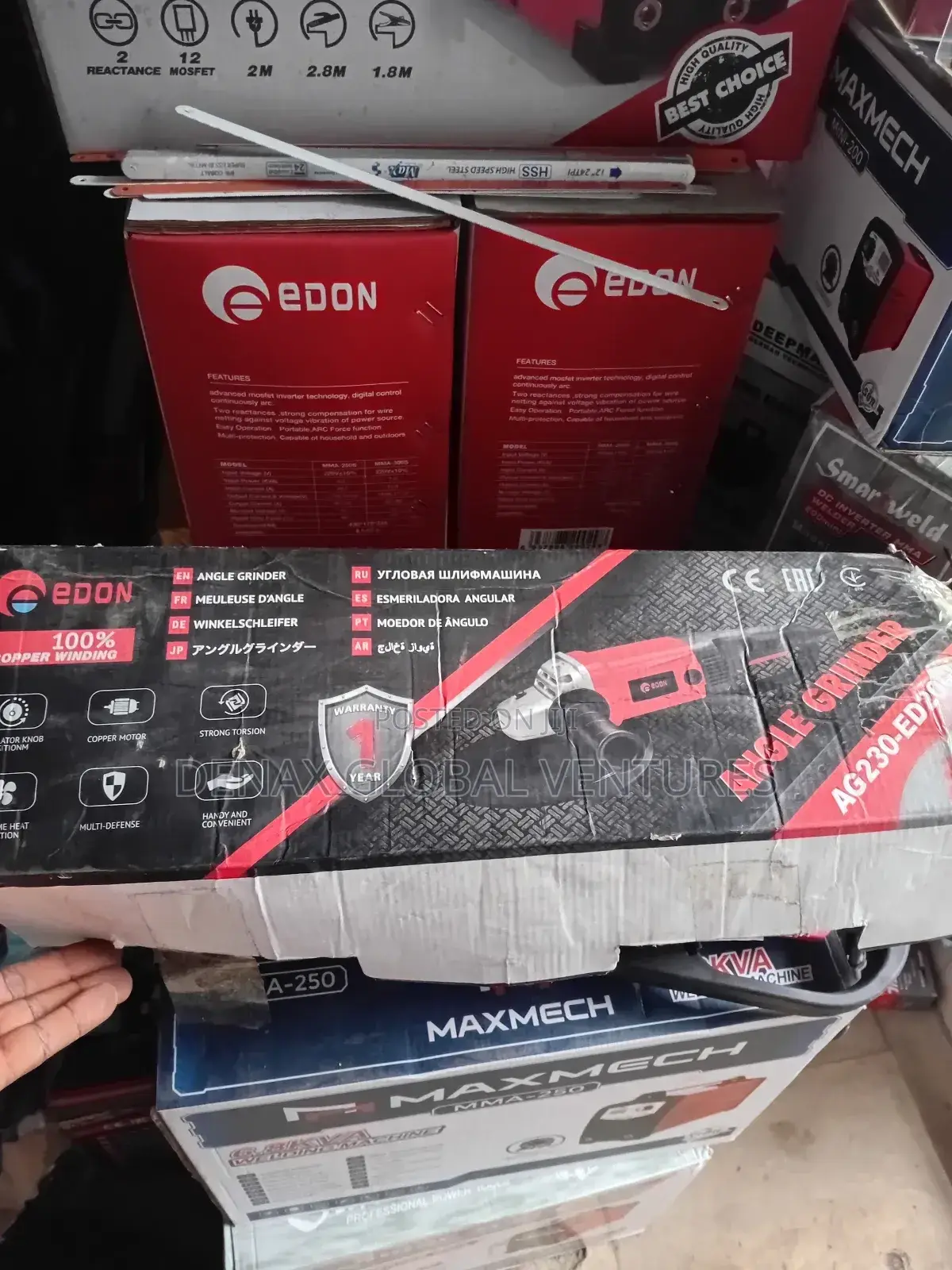9" Edon Angle Grinder