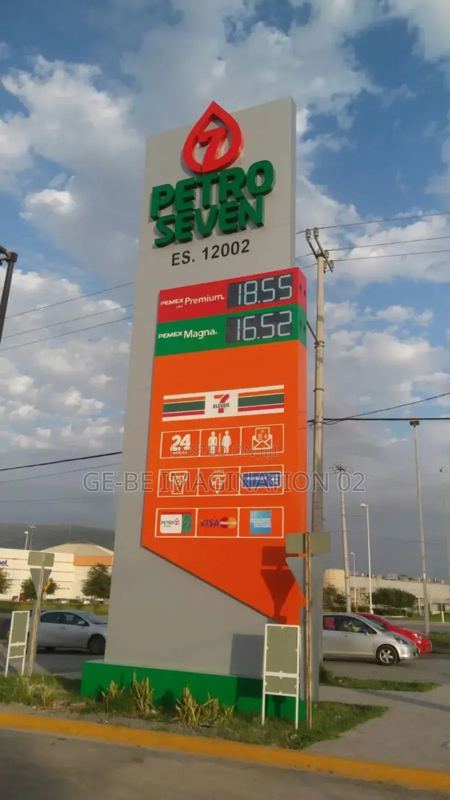 Filling Station Signage Creation