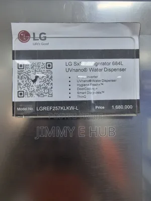 Lg 674l Side by Side Refrigerator Ref 257 KLKW-L