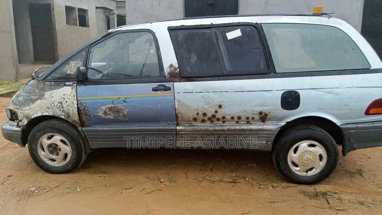 Toyota Previa 1993 Blue