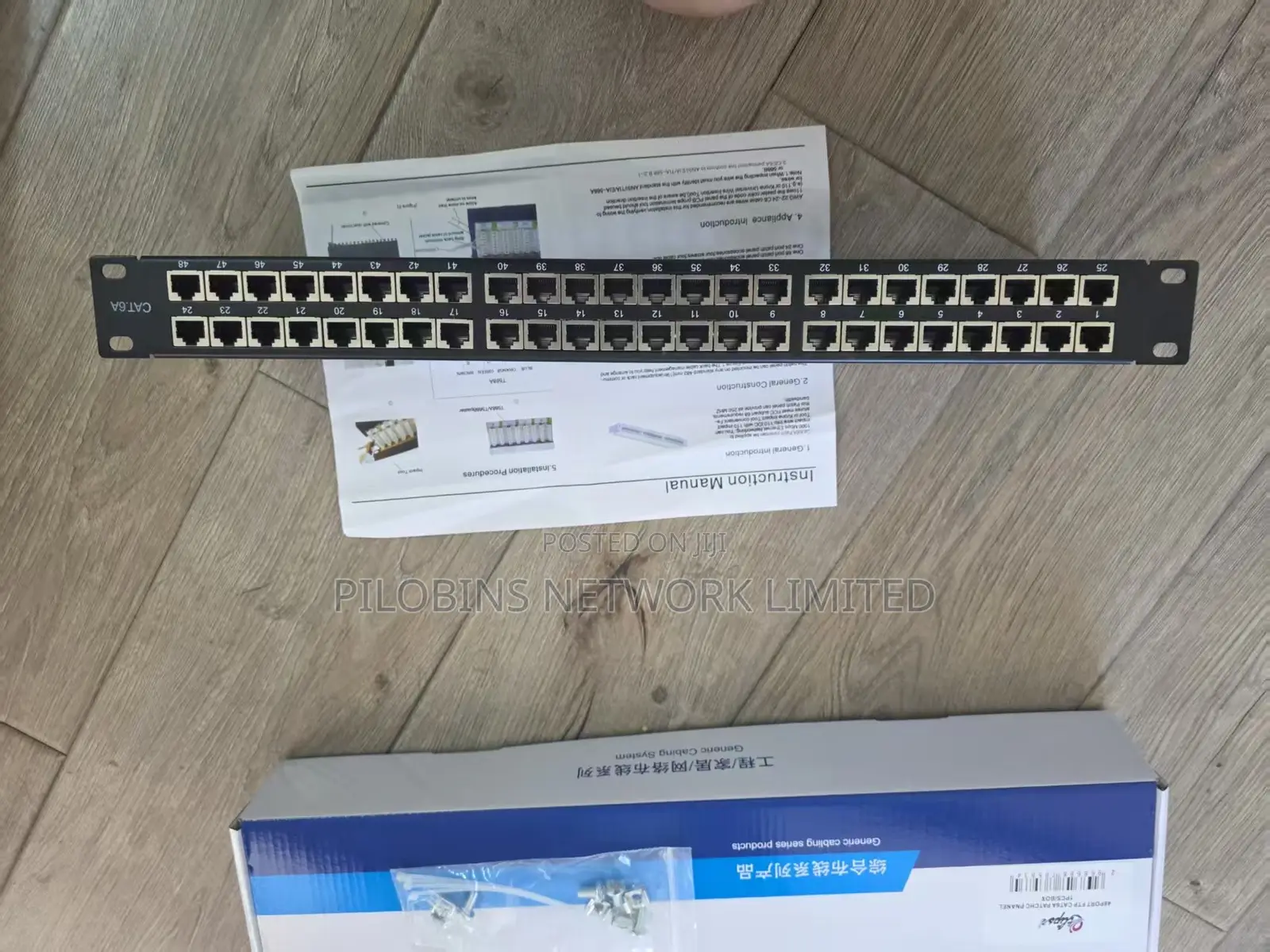 Eclipse 48ports Cat6a FTP Patch Panels