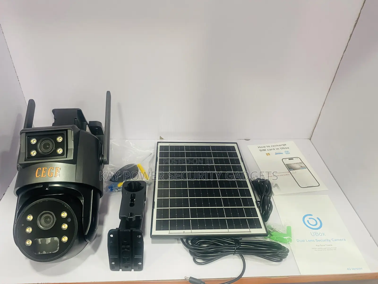 4g Dual Lens Solar Camera (A30)