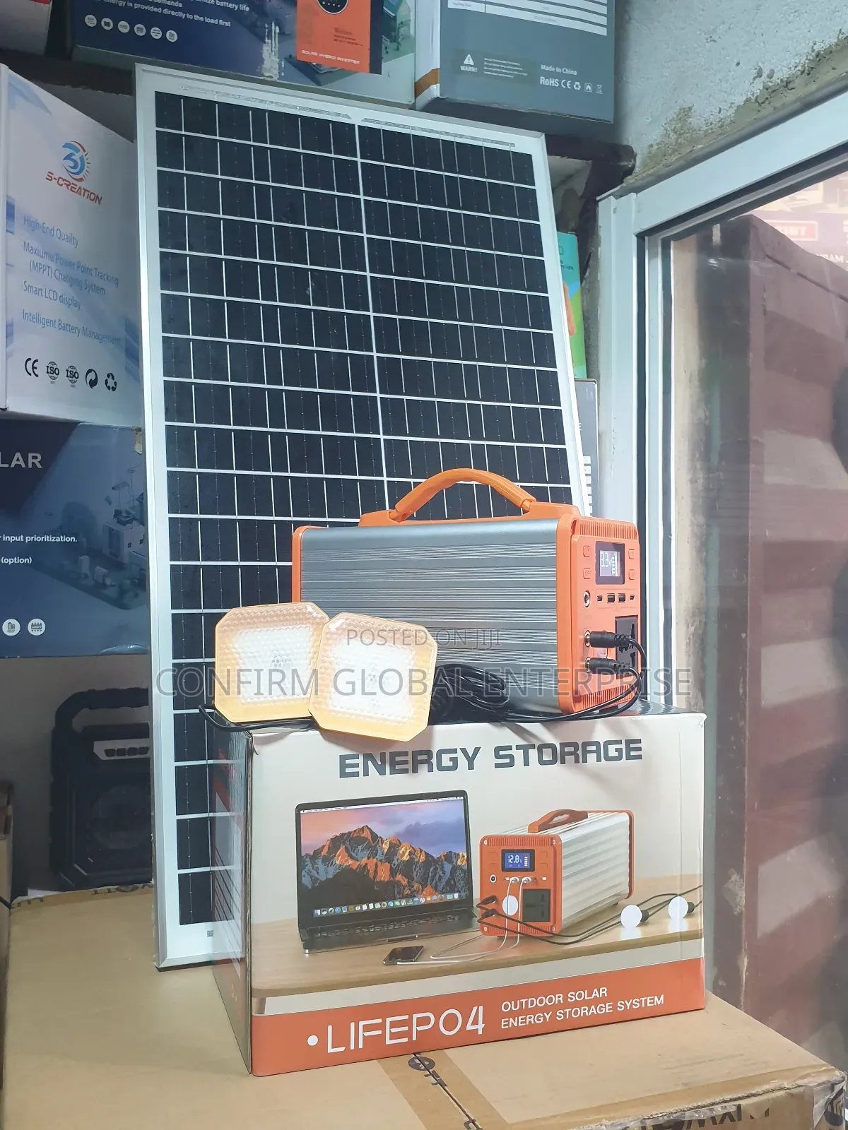 300w Solar Generator With 50w Solar Panel