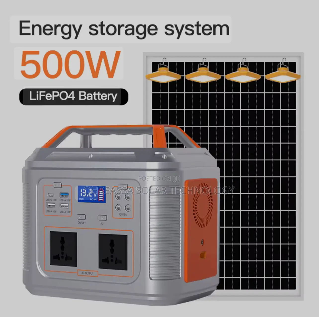 500w Solar Energy Storage System