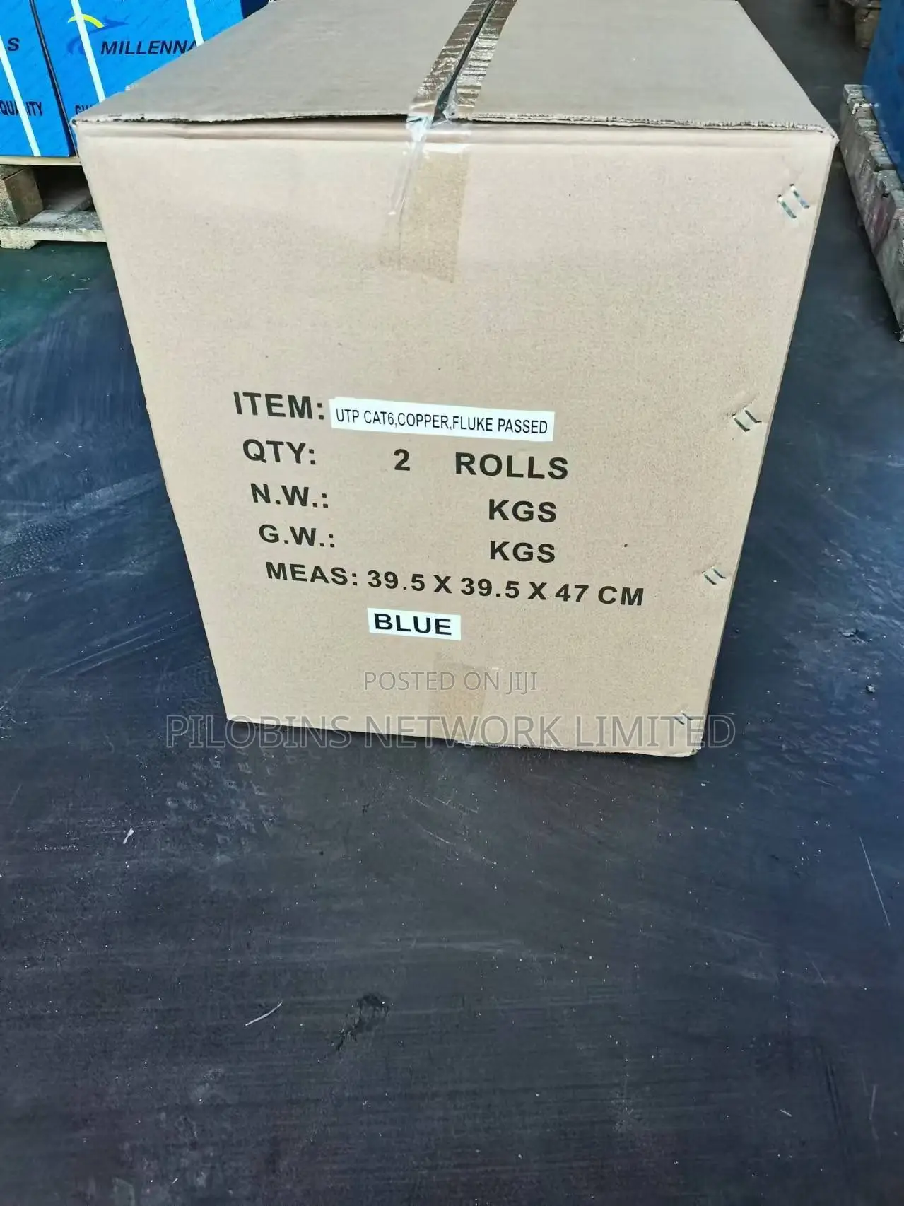 Millennals 100% Copper Cat6 Cable