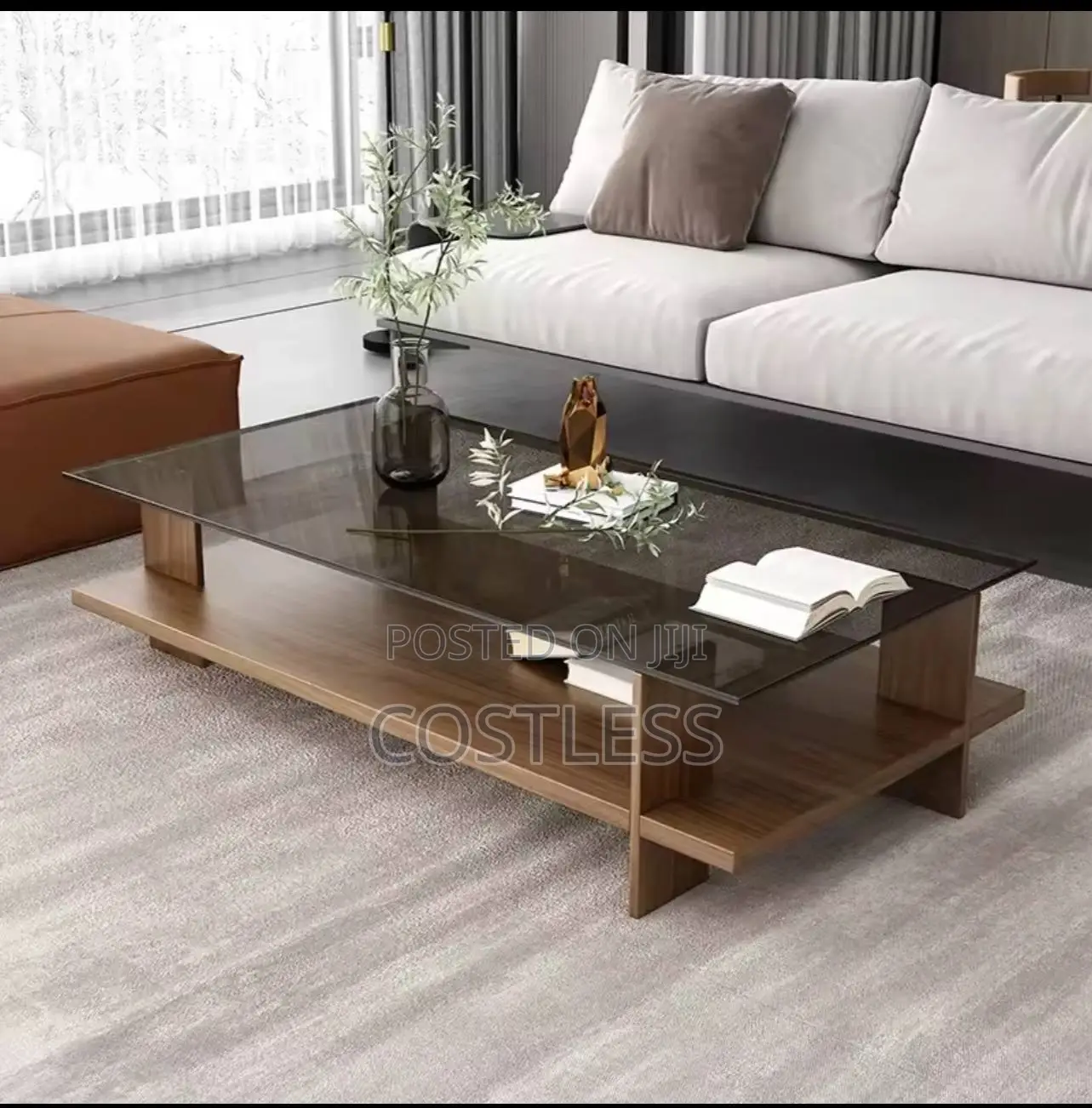 Transparent Glass Aesthetic Table
