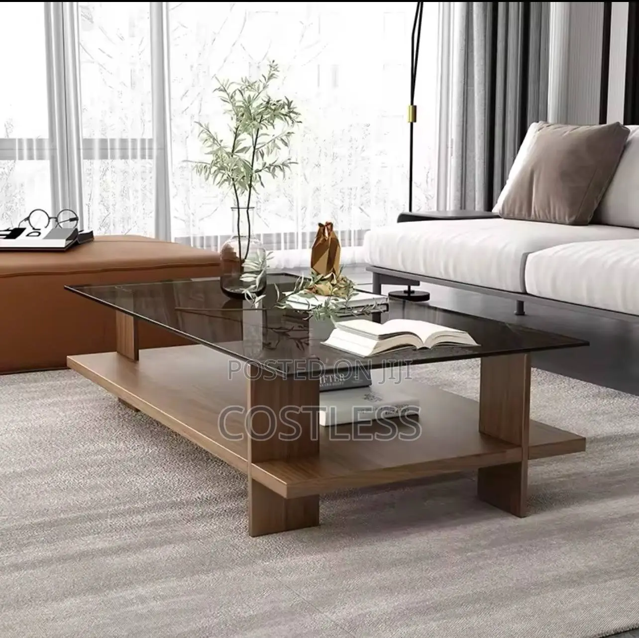 Transparent Glass Aesthetic Table