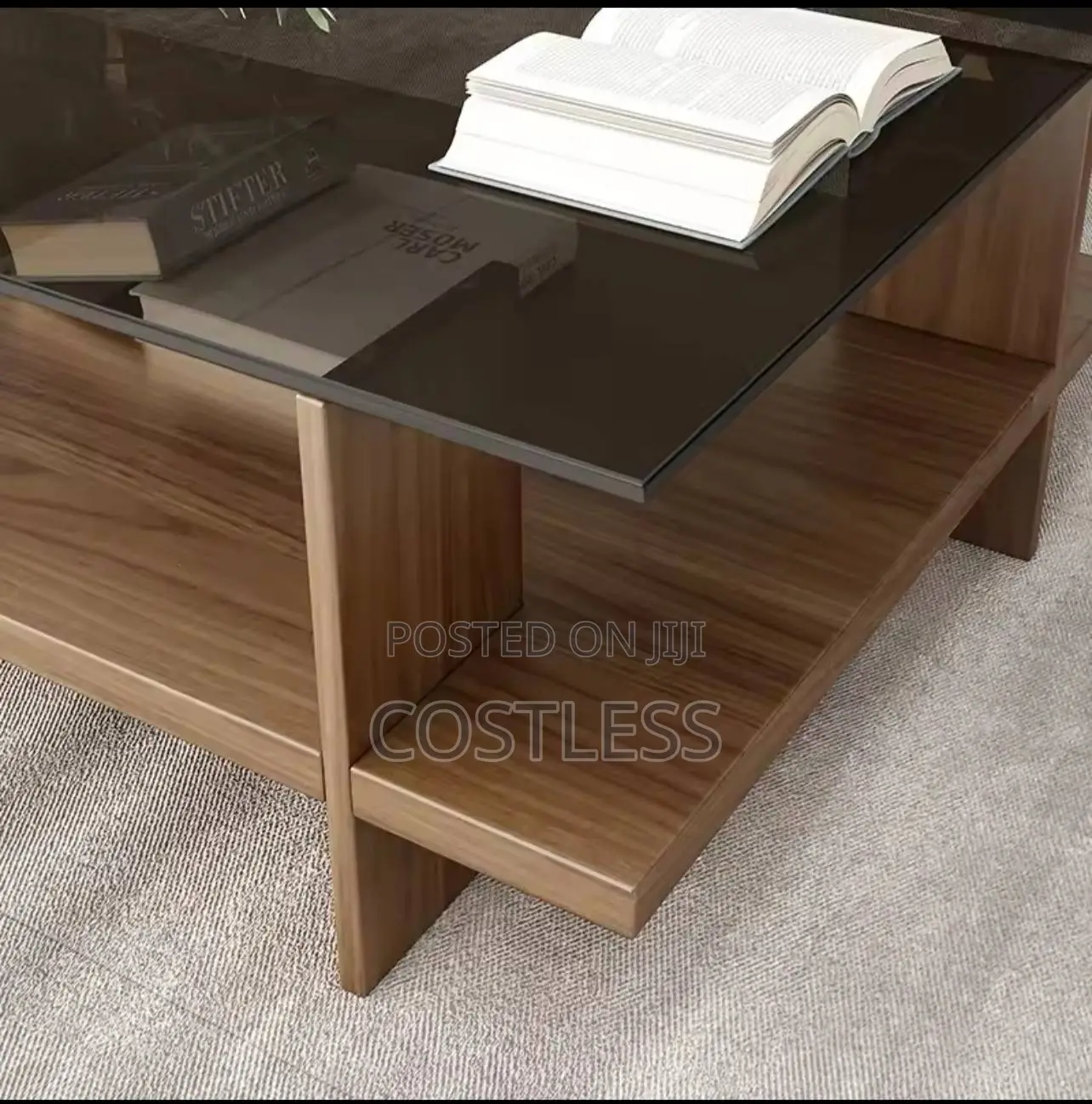 Transparent Glass Aesthetic Table