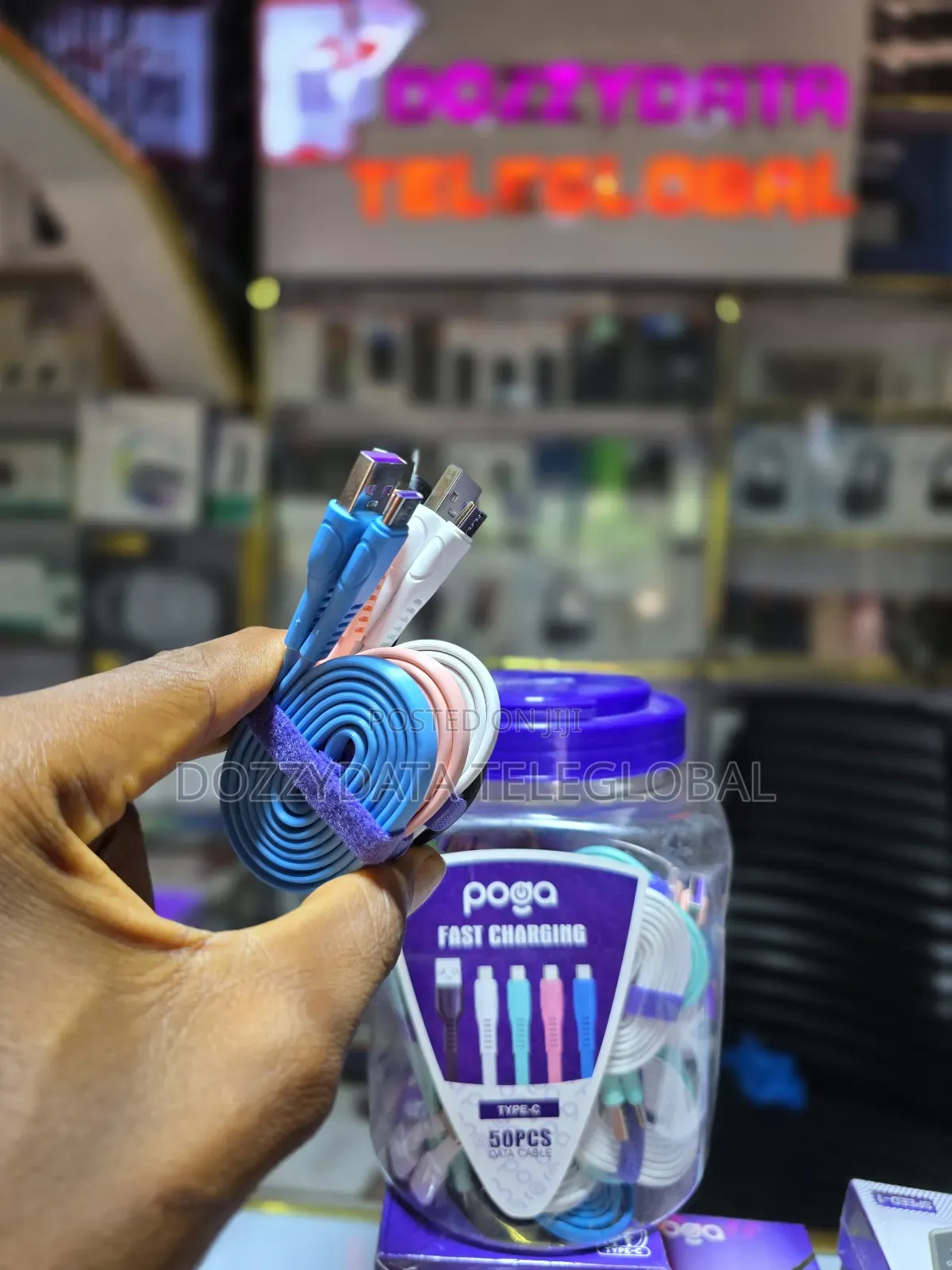 Poga Fast Charging Type C Data Cable