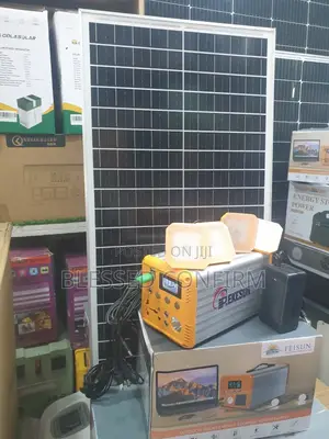 300w Solar Generator With 4dc Bulbs