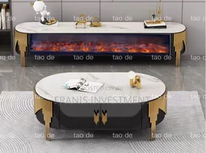 Center Table and Tv Sheve