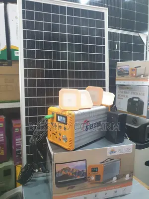 All on One Solar Generator With 4dc Bulbs