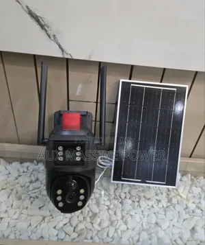 Generic Rotational Solar Powered 4g Simcard Dual CCTV Camera