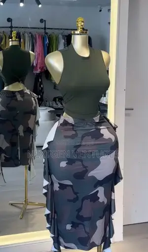 Camo Skirt Ladies Wear