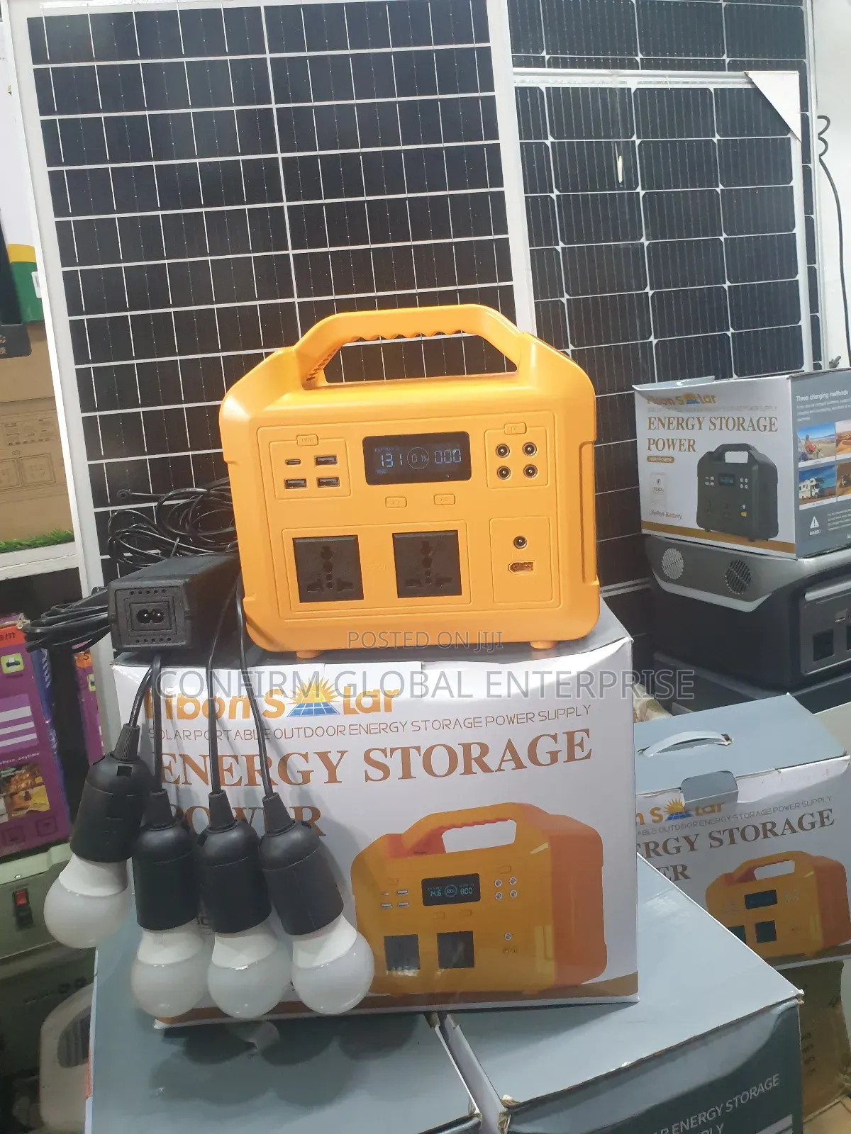 500w Solar Generator With 100w Solar Panel