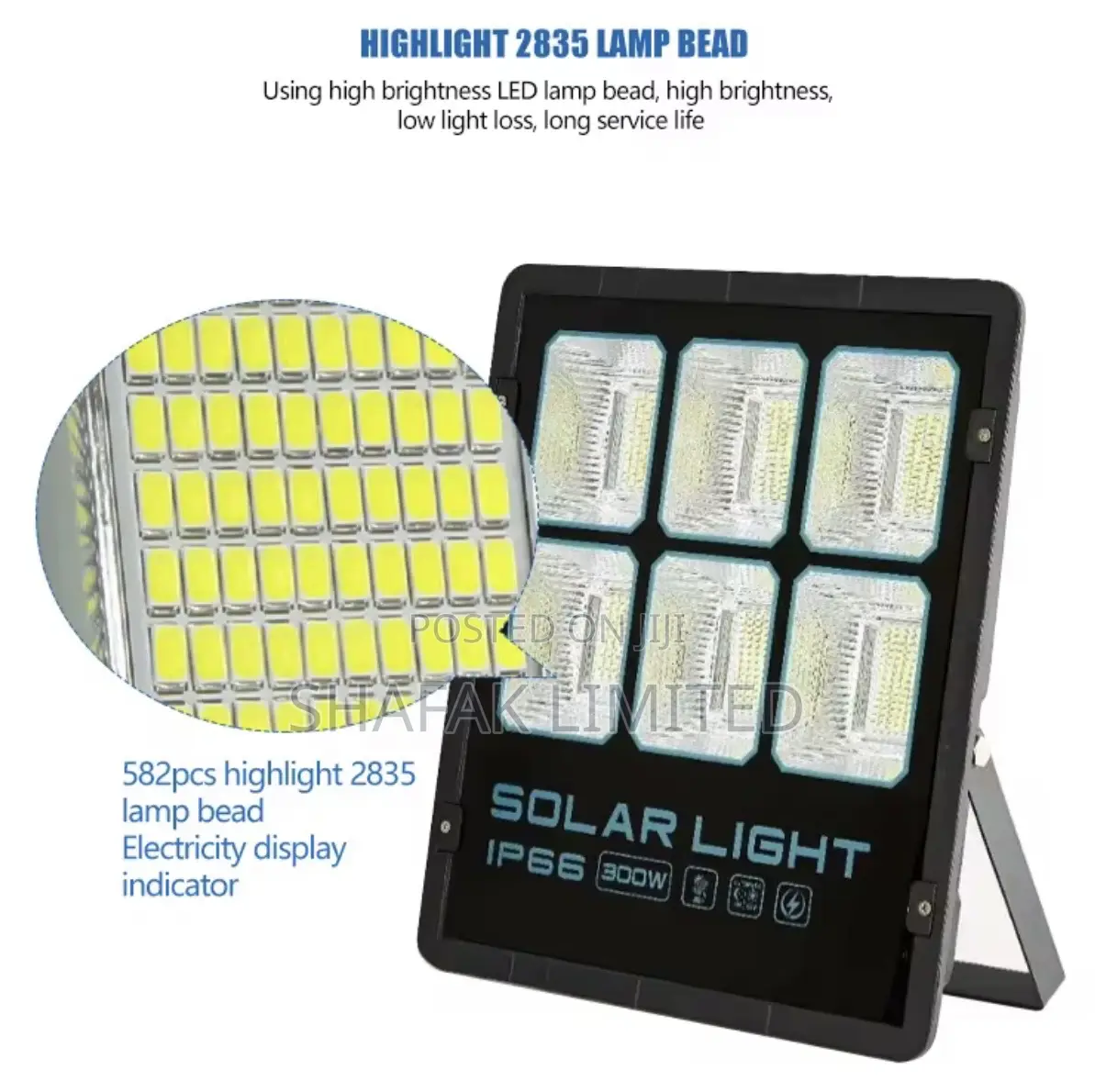 Solar Flood Light D2 400w