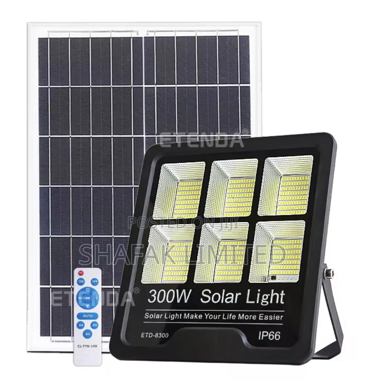 Solar Flood Light D2 400w