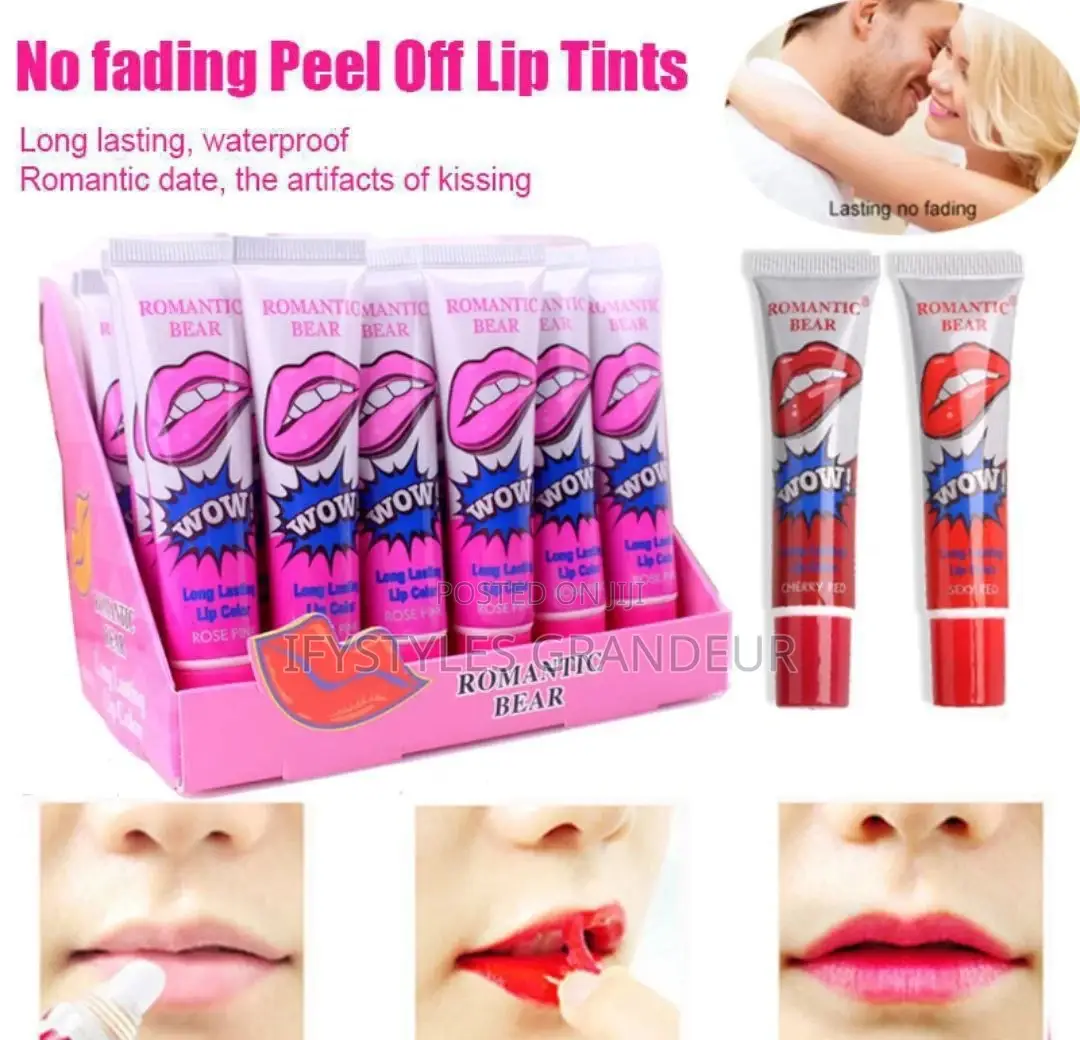 Wow Peel Off Liquid Long Lasting Waterproof Lip Gloss