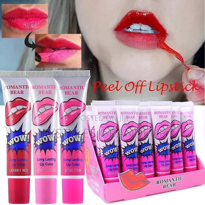 Wow Peel Off Liquid Long Lasting Waterproof Lip Gloss