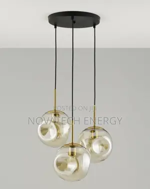 3 in 1 Glass Dropping Pendant Light for Homes Etc