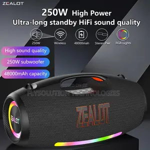Zealot S89 250w Bluetooth Speaker With 48000mah Battery
