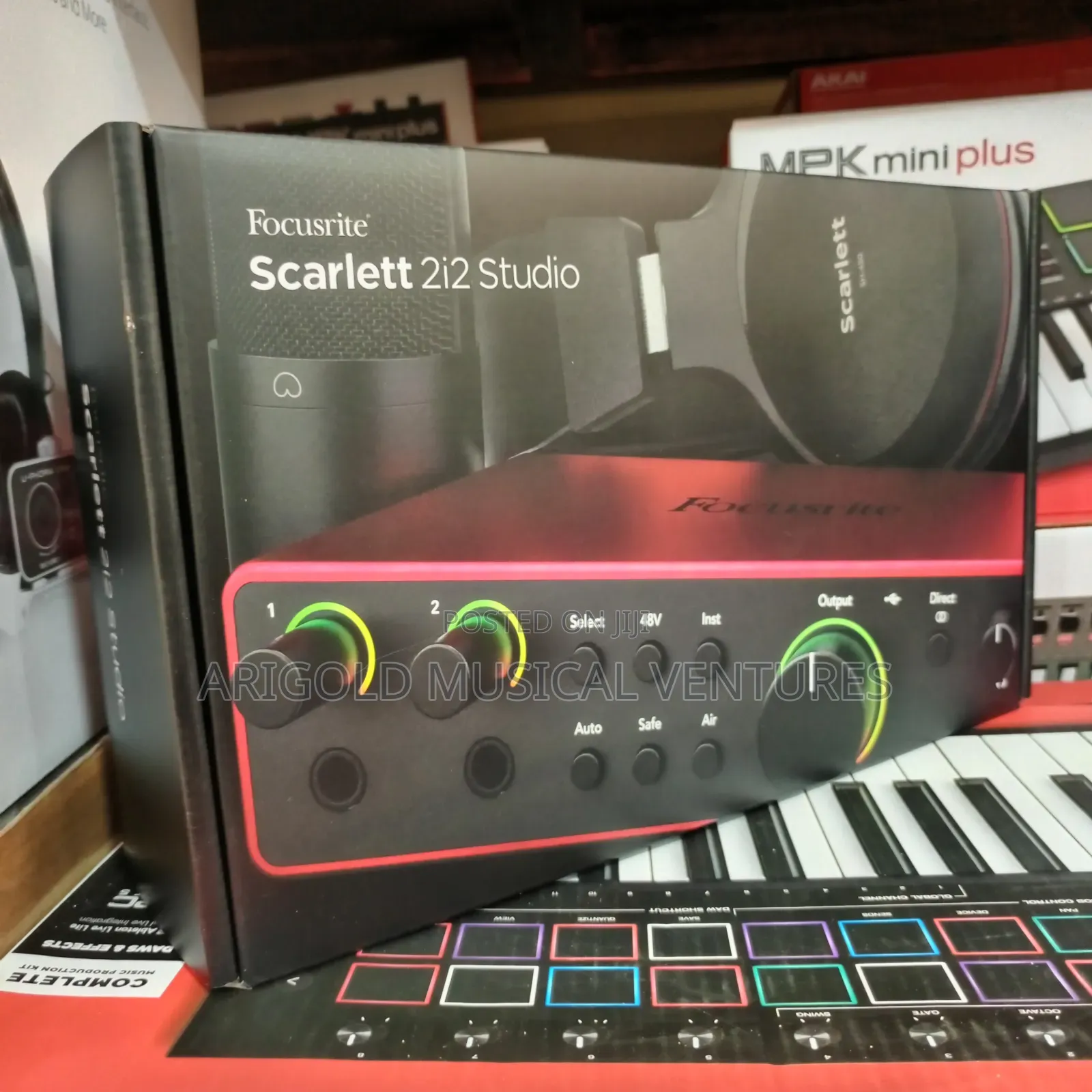 Professional Complete Studio Boundle Focusrite Scarlett 2i2 4th Gen