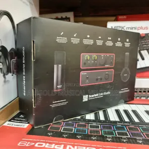 Professional Complete Studio Boundle Focusrite Scarlett Solo 4th Gen