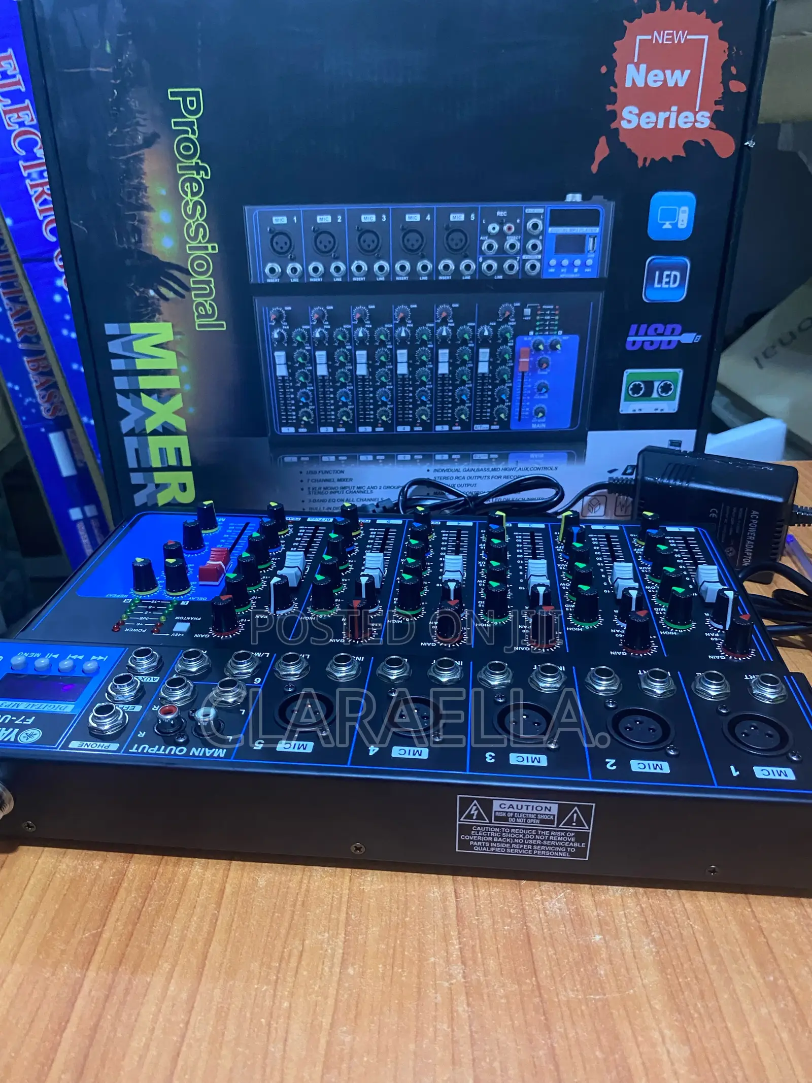 Professional 7 Channel Mixer