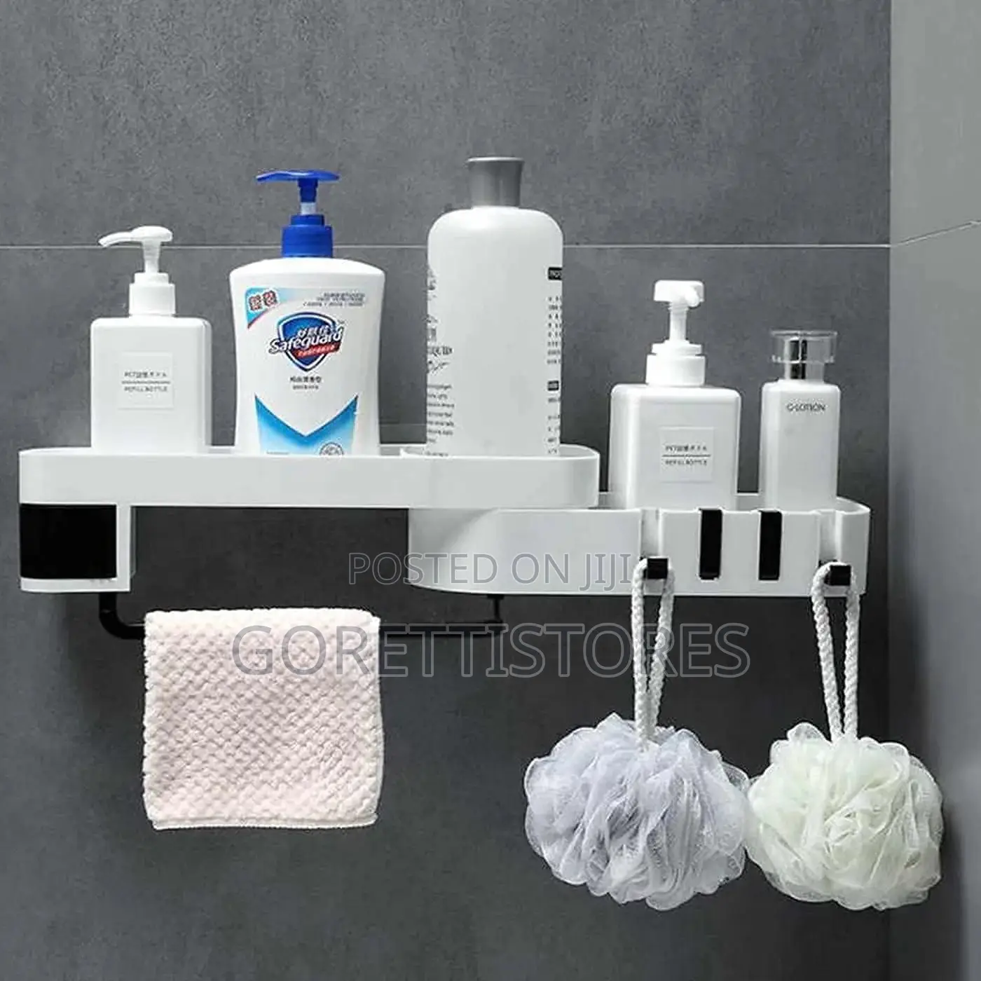 Bathroom Storage Rotating Shelf