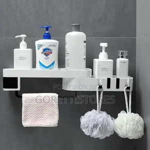 Bathroom Storage Rotating Shelf