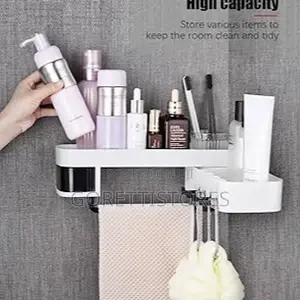Bathroom Storage Rotating Shelf