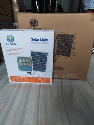 Rechargeable Solar Light 200watt With Panel