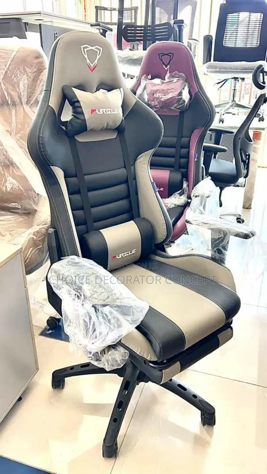 Gaming Chair With Lumber Support
