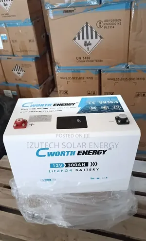 Cworth Energy 3.8kwh Lithium Ion Battery 300a 12v