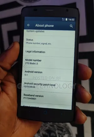 ZTE Blade L5 Plus 8 GB Gray