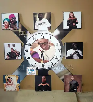 Customised Clock With Images