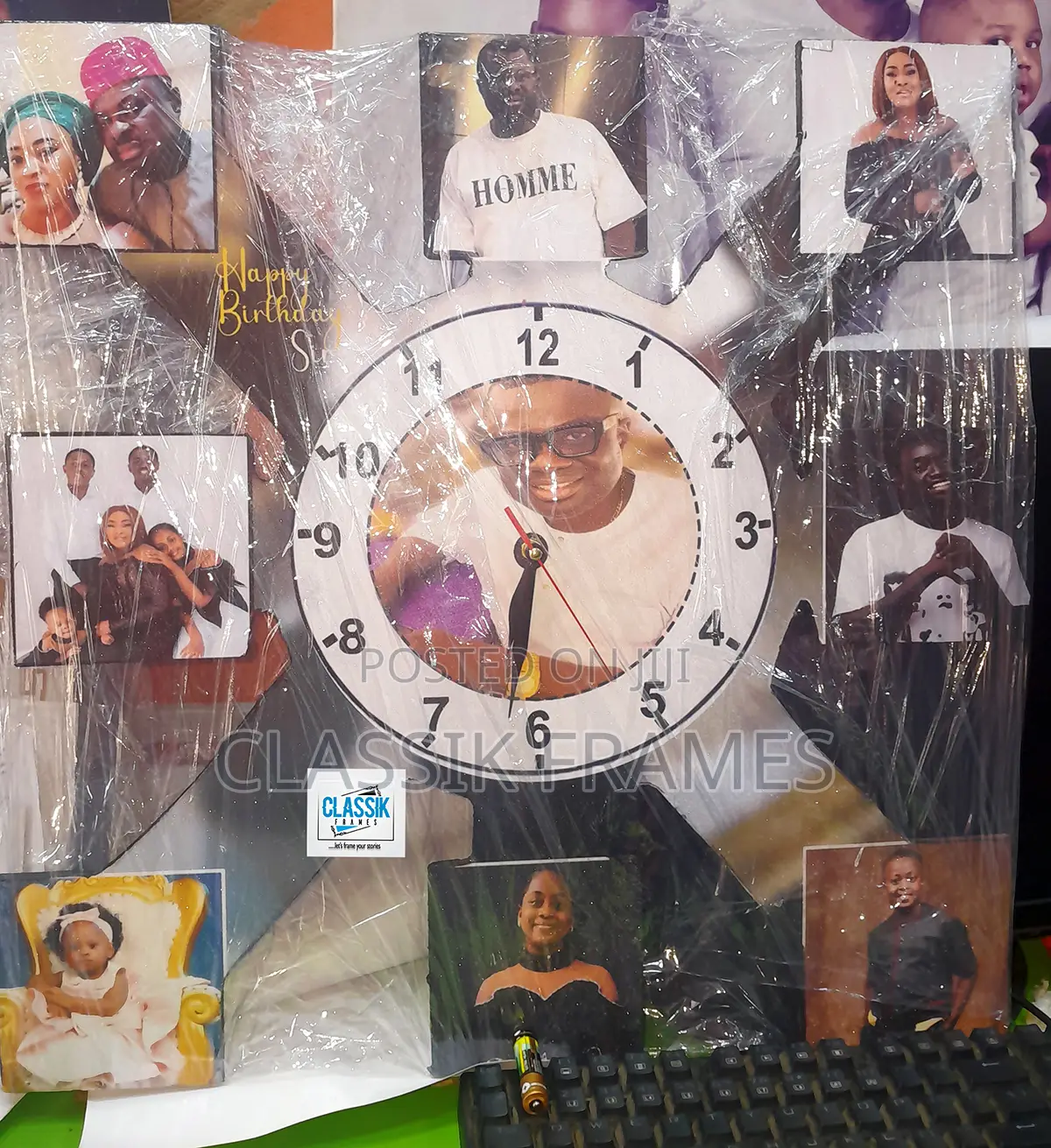 Customised Clock With Images