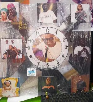 Customised Clock With Images