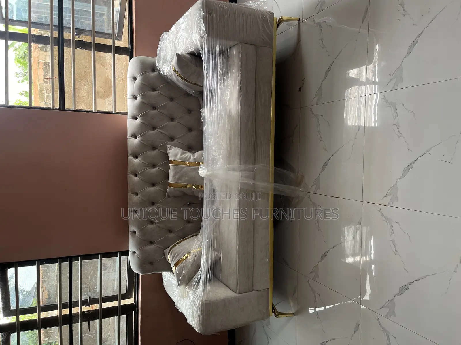 Executive Grey Living Room Sofa Set