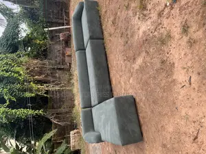 Dark Green Sectional Sofa and Single