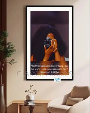 Hd Framed Make the Vision Clear Gidi Painting Wallart