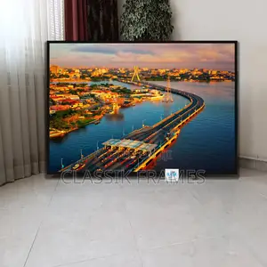 Hd Framed Mega City Gidi Painting Wallart