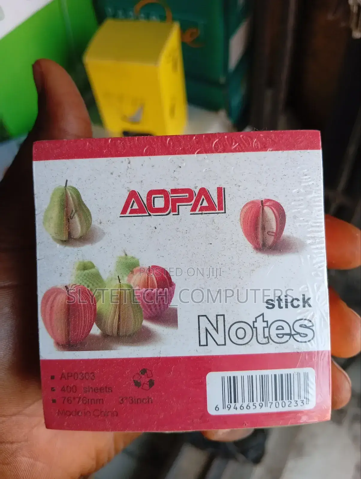 Stick Notes 400sheets 3x3 Inches